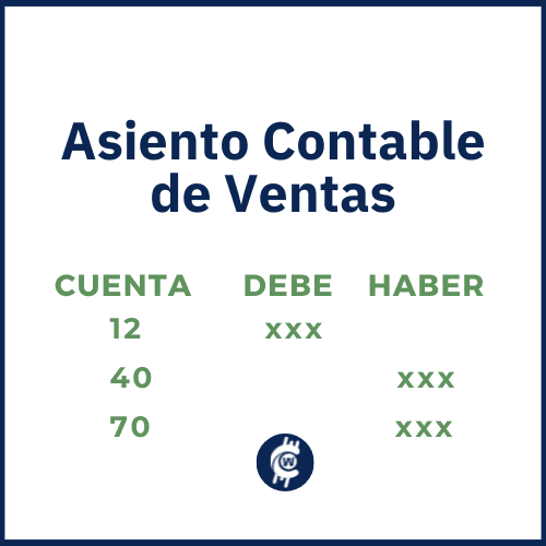 Asiento de ventas